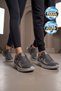 Lace-Up Thick Comfortable Sole Lightweight Flexible Smoked Unisex Walking and Sports Shoes Sneaker 2032 - 3