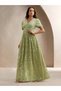 Rochie maxi, verde - 4