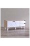 Modesto TV Cabinet For Up To 32 Inches TV Entertainment Modern Design Wall Unit Furniture Wooden TV Stand For Living Room Bedroom TV Rack L 120 xW 40 xH 49 cm Sonoma Oak/White - 4