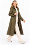 Waist-Tie Hooded Lined Cap - 6