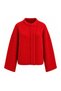 Maëlle Short Jacket – Women's Stand Collar Wide Sleeve Jacket with Pockets and Cashmere Look - 3
