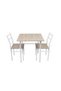 Viola 1 + 2 Dining Set | 3-Piece Comfortable Dining Set | - 2
