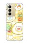 Realme C75 Compatible Cat in the Field Egg Printed Transparent Phone Case