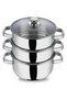 DANUBE HOME Stainless Steel 3 Tier Steamer for Cooking - 3