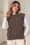 Acrylic Knitwear Sweater N521 Mink - 2