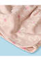 Infant Girls Pink And Ivory Floral Fleece Dress - 3