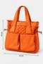 Gabriel Women's Quilted Large Size Hand and Shoulder Bag-Orange - 4