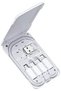 طقم كابلات متعددة للشحن مع محول USB من النوع C/لايتنينج/مايكرو USB/فتحة بطاقة SIM - 2