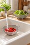 DURU DUO 2-Piece Stainless Steel Wire Strainer Set, 20 and 24 cm – Double-Handled Kitchen Strainer - 4