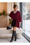 Women's Openwork Soft Knitwear Shoulder Shawl – Knitted Patterned Shawl - 2