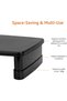 Height Adjustable Monitor Stand Riser with Storage Organizer, 3-Level Stackable Design, Durable ABS - 3