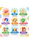 25 PCS Magnetic Building Blocks Construction Set for Kids, Educational STEM Learning Toy, Colourful Magnetic Balls and Rods, Creative 3D Building Shapes, Brain Development Toy, Ages 3+ - 4