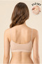 Women's Padded String Strap Bustier – Supportive Breast Pad Bra Tank Top, Casual and Comfortable Everyday Undergarment - 2