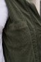 Men's Hooded Fleece Lined Pocketed Coat 26517 Khaki - 5