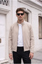 Relax High Collar Basic Cashmere Jacket