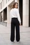 Women's Waist-Tied Wide Leg Pants - 6