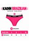 Hot Pepper Patterned Women's Brazilian Panties Cotton Lycra Pink - 7