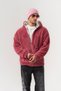 Revershell Reversible Zippered Hooded Plush Men's Coat - 2