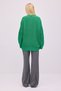 Oversize Knitted Sweater with Hairbraid Design - 5