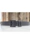 Genuine Leather Belt with Square Buckle (2.5 Width) - 2