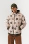 Revershell Reversible Zippered Hooded Plush Men's Coat - 5