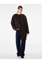 Long Sleeve Wool Blend Oversized Cashmere Coat with Scarf