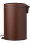 - NewIcon 20L Pedal Bin - Medium Kitchen Bin - Soft-Close Lid - Lightweight Pedal - Removable Inner - 3
