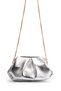 Clutch Form Long Strap Degas Women's Bag Silver - 3