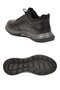 Rubber Sole Sneaker with Rubber Laces Stylish Comfortable Black-Smoked Genuine Leather Men's Casual Shoes Hz2844-8225 - 5