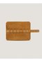 Genuine Leather Multi-Compartment Roll-Up Pen Holder - Snap-On Leather Pen Organizer and Case - 3