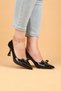 Women's High Heeled Buckle Orthopedic Evening Dress Shoes Heeled Shoes - 2