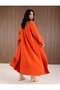 Women's Oversized Long Knit Cardigan – Pink, Stone, Beige, Black, Brown, Yellow, Baby Blue - Standard Size - 4