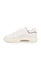 Lace-Up Thick Comfortable Sole Sneaker White Genuine Leather Men's Casual Shoes Xs2456-6015 - 2