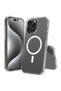 iPhone 16 Pro Max Case Thick Silicone Magsafe Camera Raised Transparent - 4