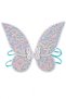 Blue Sequin Fairy Wing 35X46 cm Elastic Butterfly Back Wing Costume, Party and Show Accessory - 7