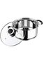 Stainless Steel Induction Friendly Master Chef Cookware Set - 4 Pcs, Silver - 7