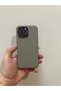 iPhone 14 Promax Compatible Magsafe Supported Suede Inside Launch Silicone Case with Camera Protection and Lens Protection Gray