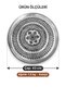 43 cm Hand Embroidered Authentic Patterned Pewter Urfa Copper Tray - 2