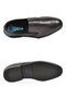Orthopedic Heel Gel Supported Side Elastic Rubber Sole Black Genuine Leather Men's Classic Shoes 4Y8864-2536 - 5