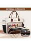 Teacher Tote Bag for Women Work, Laptop Bag With Large Cup Holder, Nurse Bags Professional Briefcase Business Computer Purses Handbag,15.6 Inch - 4