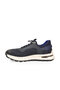 Rubber Sole Rubber Laces Navy Blue Genuine Leather Men's Casual Shoes Hz0730-F0056 - 2