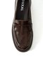 David Genuine Leather Patent Leather Thick Soled Women's Loafer Shoes - 3