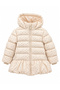 Licensed Girls' Hooded Inflatable Coat with Polka Dot Pattern - 2