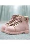 Rakerplus Griffon 8028-P2 Powder Nubuck 100% Leather Zippered Baby Girl Kids Boots - 3