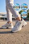 Lace-Up Thick Comfortable Sole Gray Unisex Walking and Sports Shoes Sneaker Terra g - 3