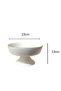 Lavia Ceramic Fruit Bowl, Serving Plate 23cm - 3