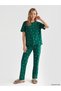 Rmz Gi̇yi̇m Farkiyla Cookie Man Printed Women's Pajama Set