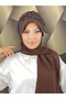 Tesettür Daily Black Silvery Shiny Scarf with Hat