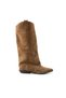Wren Genuine Leather Women's Boots Flat Heeled Long Boots - 5