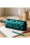 Brown Pencil Case 21x3x3cm - Compact Stationery Organizer - 2